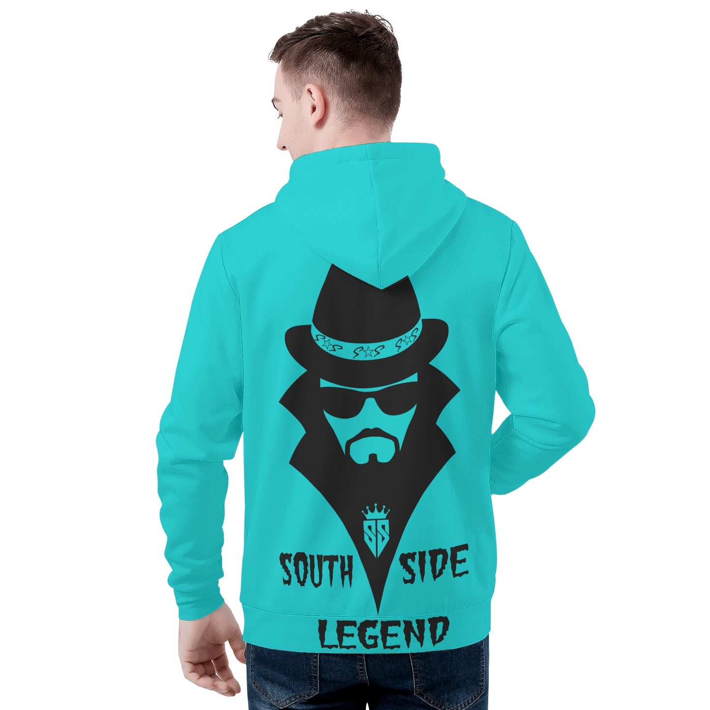 Trap Star Valley Legend 3.0 Turquoise Mens Hoodie