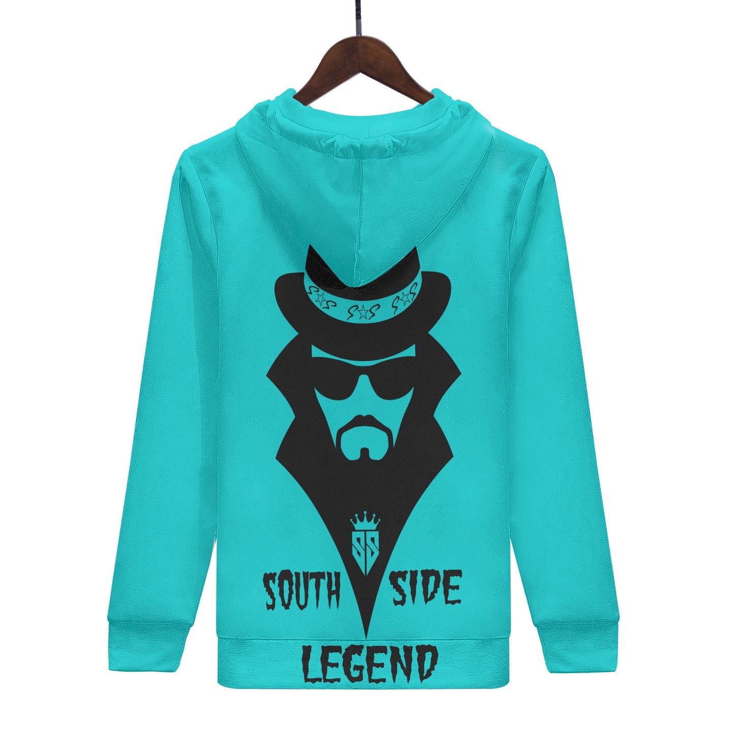 Trap Star Valley Legend 3.0 Turquoise Mens Hoodie