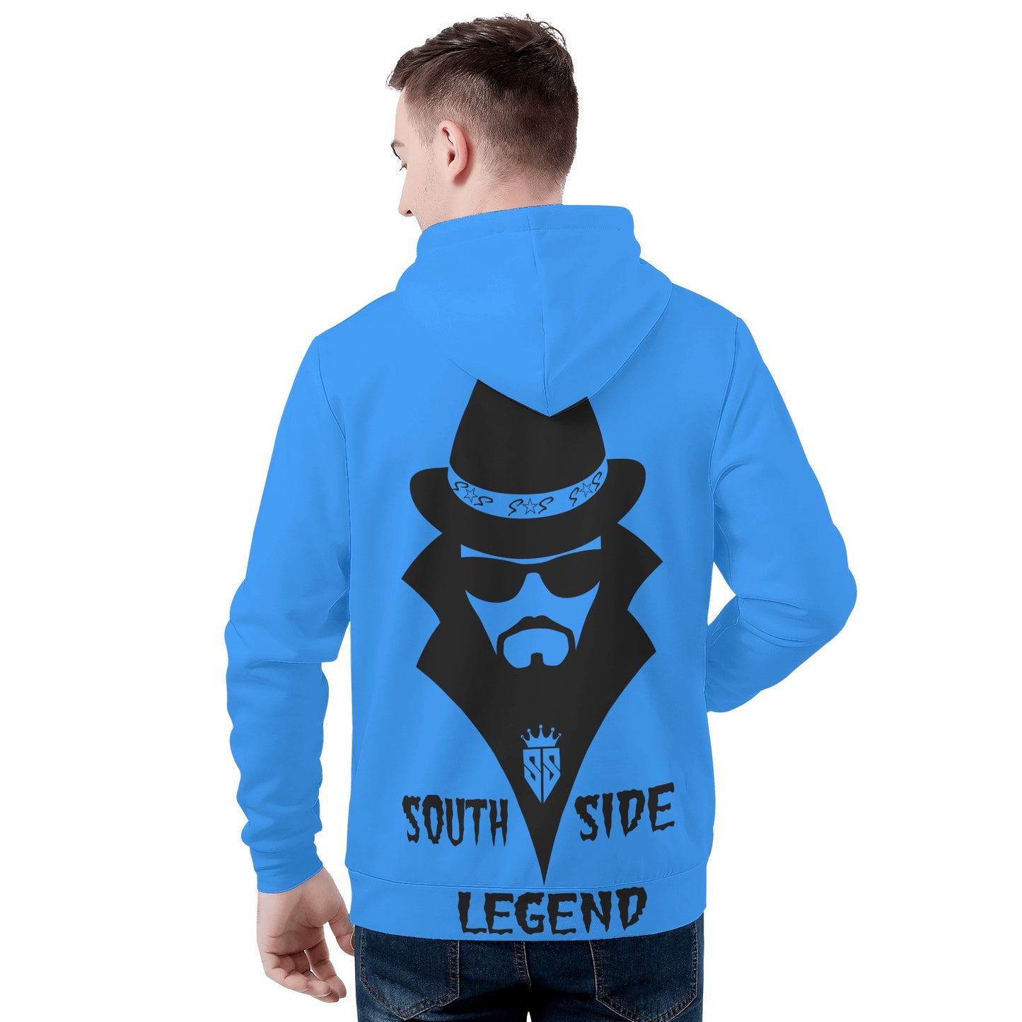 Trap Star Valley Legend 3.0 Blue Mens Hoodie