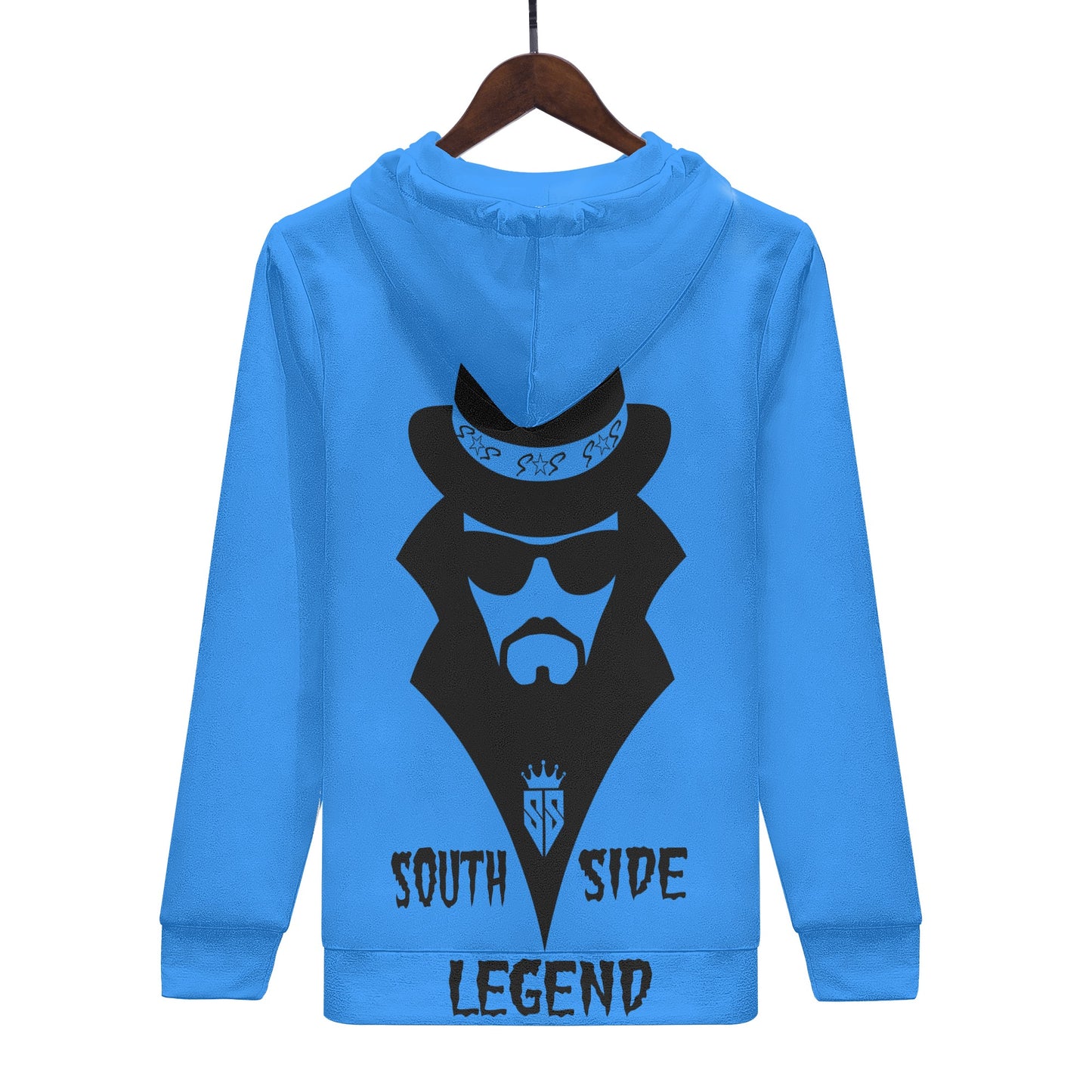 Trap Star Valley Legend 3.0 Blue Mens Hoodie