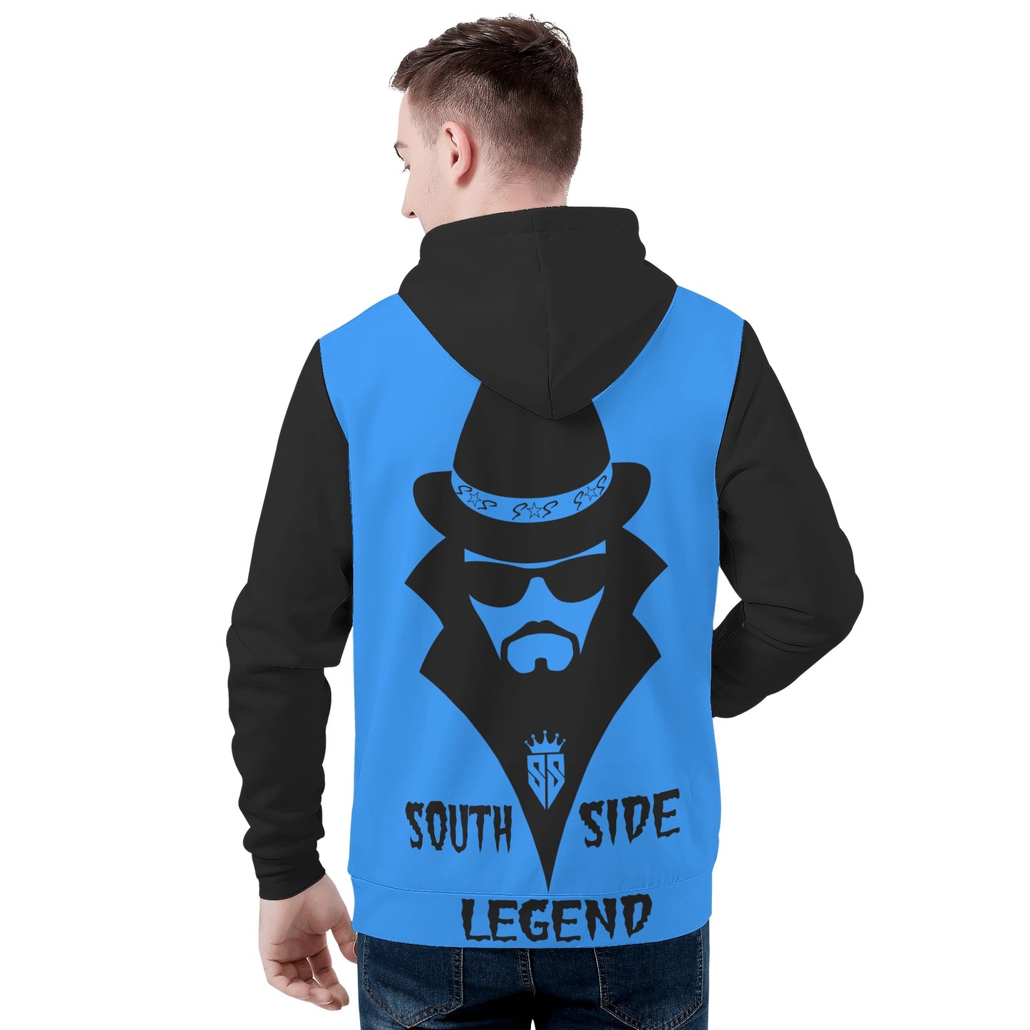 Trap Star Valley Legend 3.0 Blue Mens Hoodie