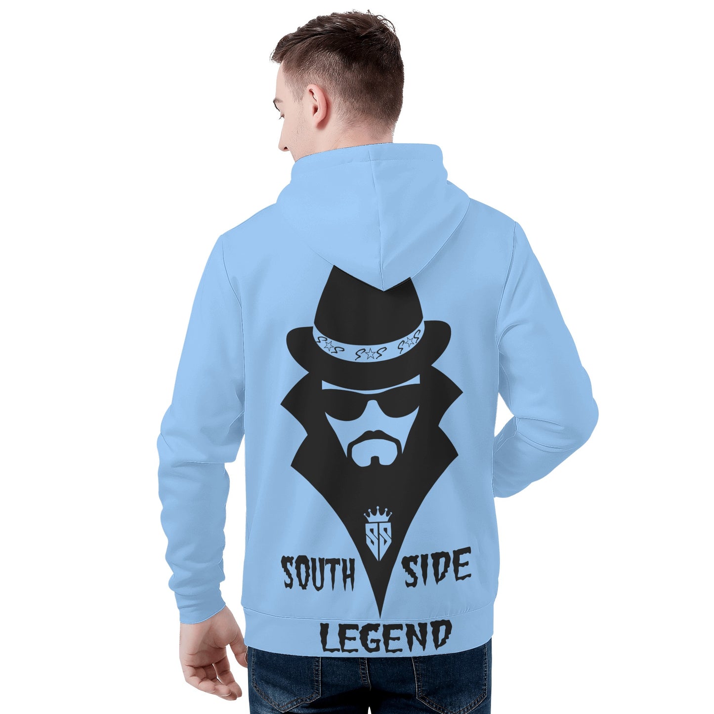 Trap Star Valley Legend 3.0 Sky Blue Mens Hoodie