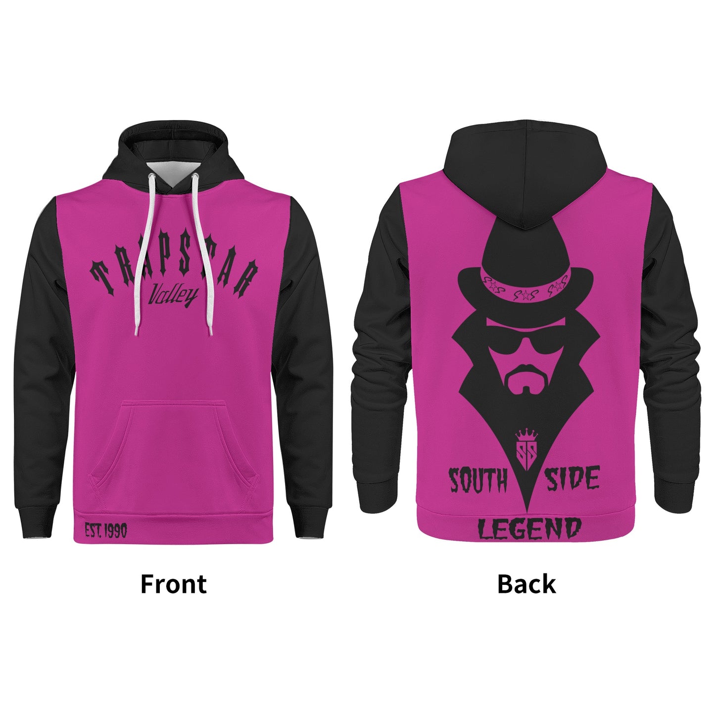 Trap Star Valley Legend 3.0 Purple Mens Hoodie