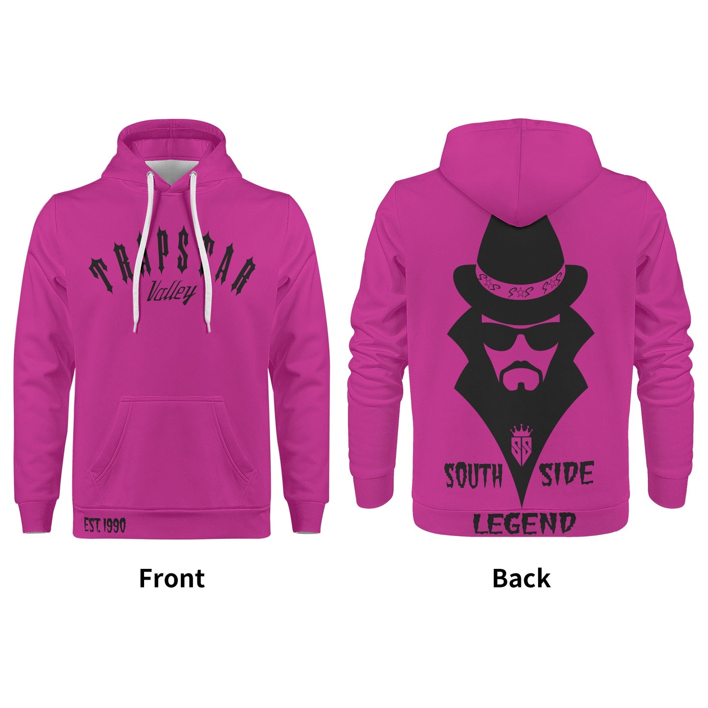 Trap Star Valley Legend 3.0 Purple Mens Hoodie