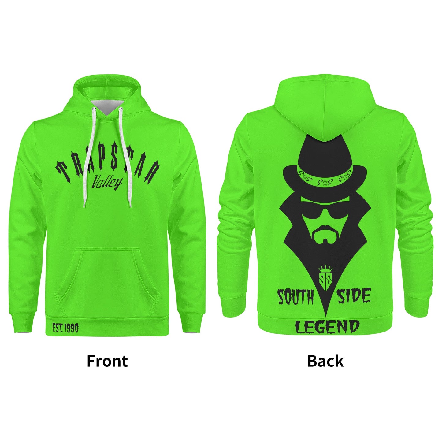 Trap Star Goo Green 3.0 Mens Hoodie