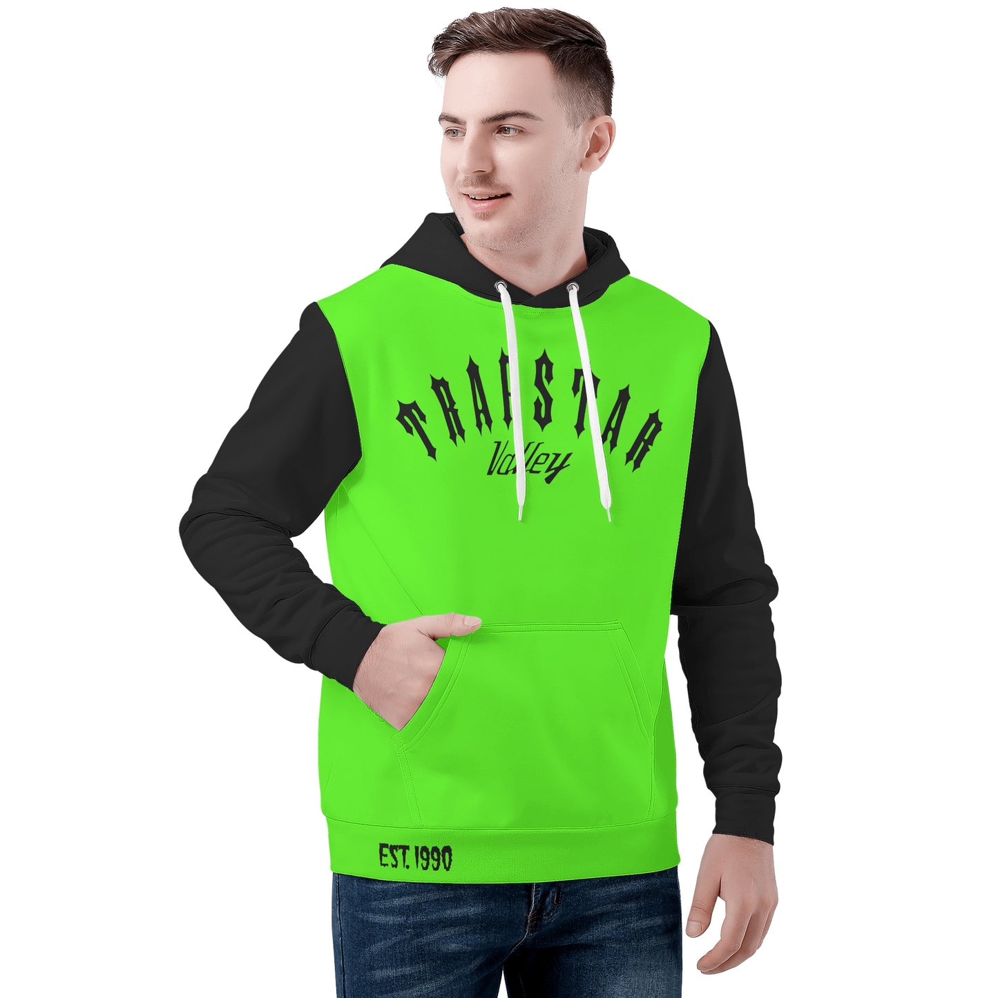 Trap Star Valley 3.0 Goo Green Mens Hoodie