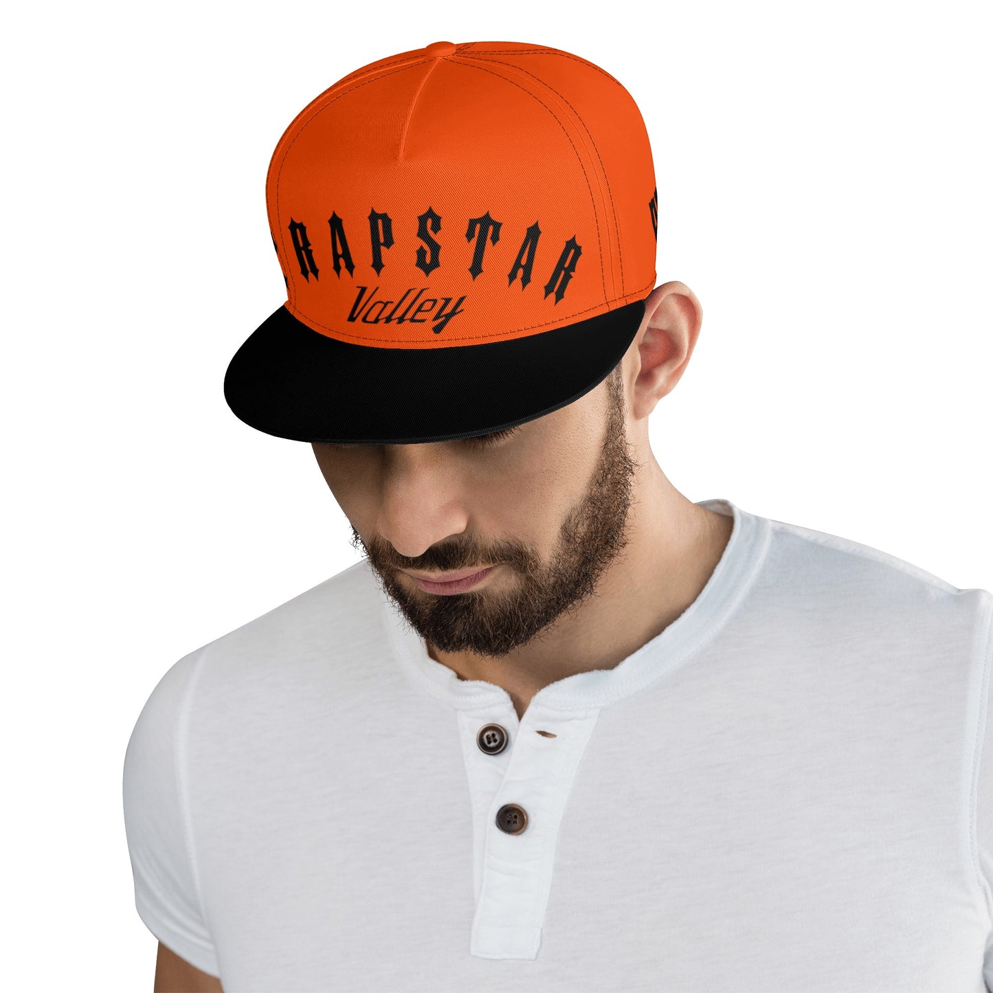 Trap Star Valley Dark Orange Snap Back