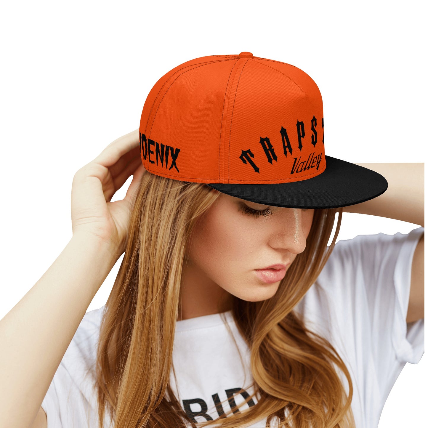 Trap Star Valley Dark Orange Snap Back