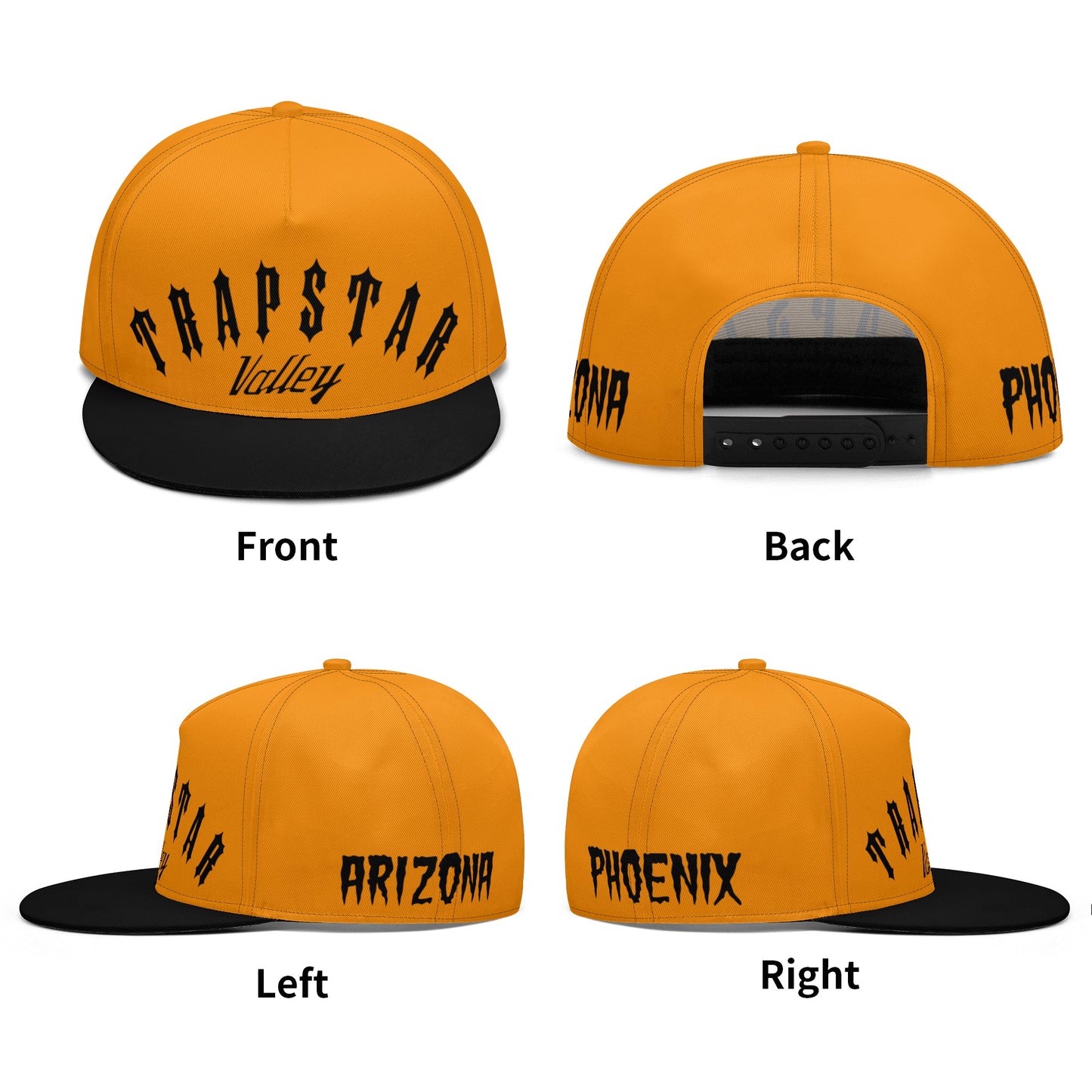 Trap Star Valley Orange Snap Back