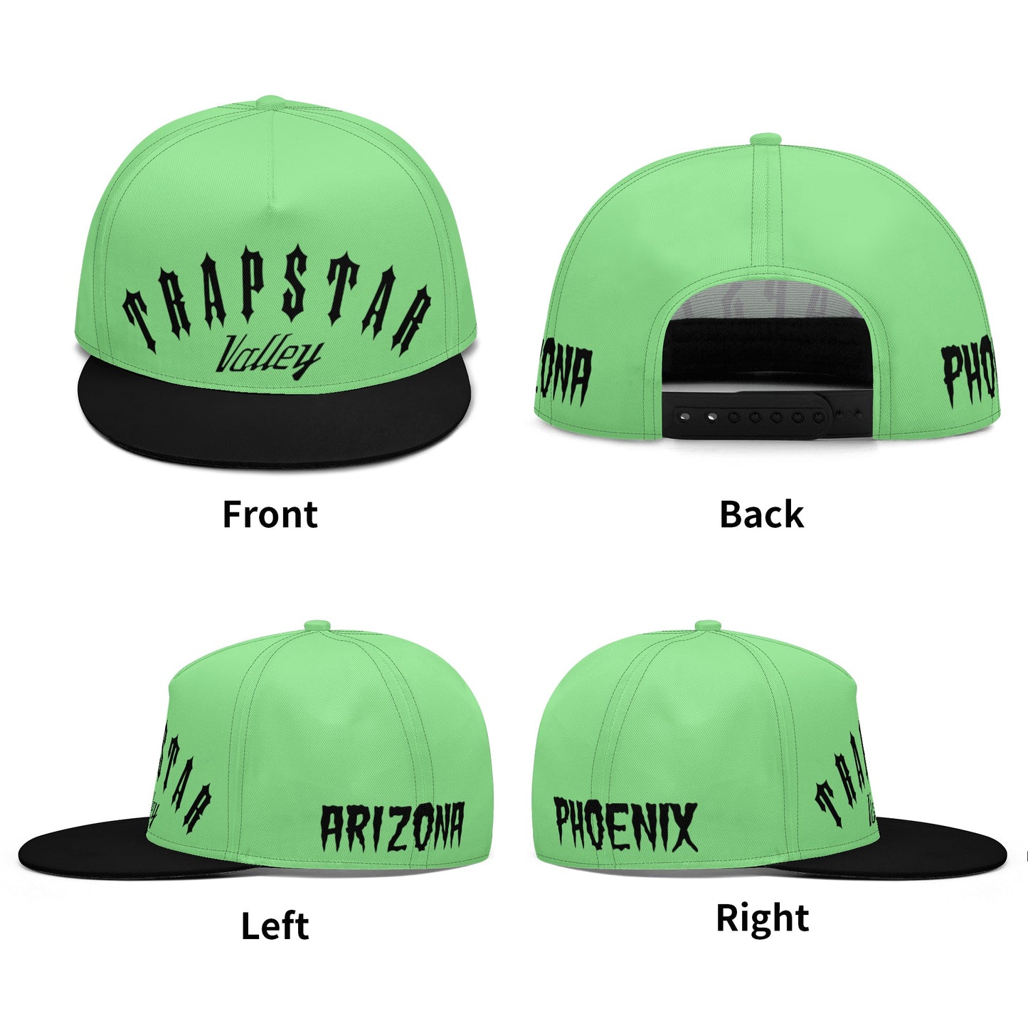 Trap Star Valley Mint Green/Black Snap Back