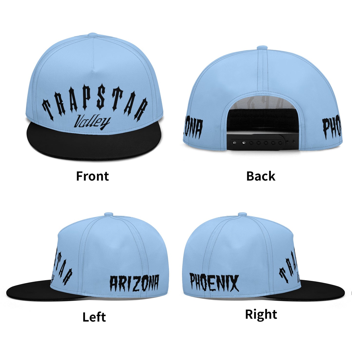 Trap Star Valley SkyBlue/Blk Snap Back