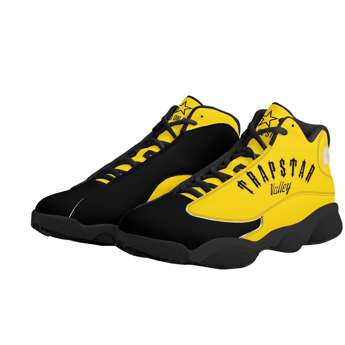 Mens Black Soles Basketball Shoes