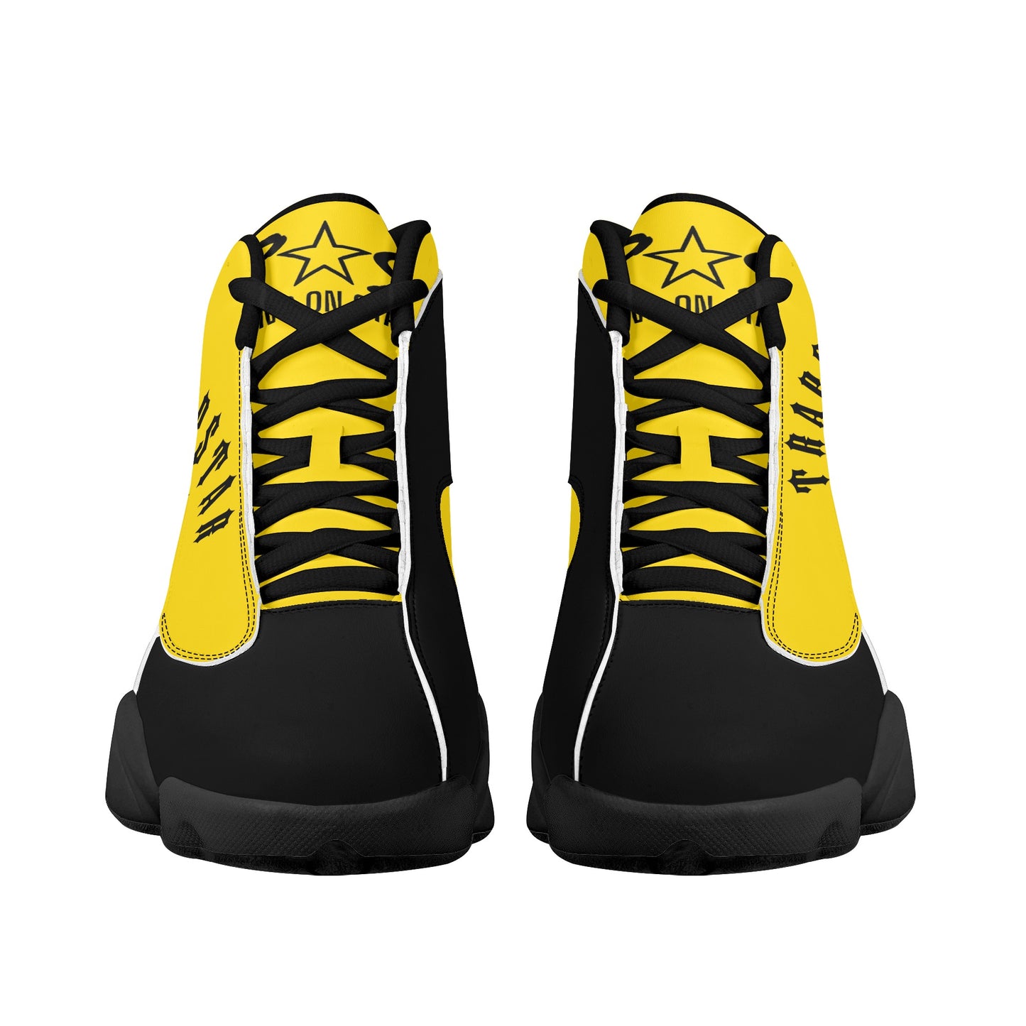 Mens Black Soles Basketball Shoes