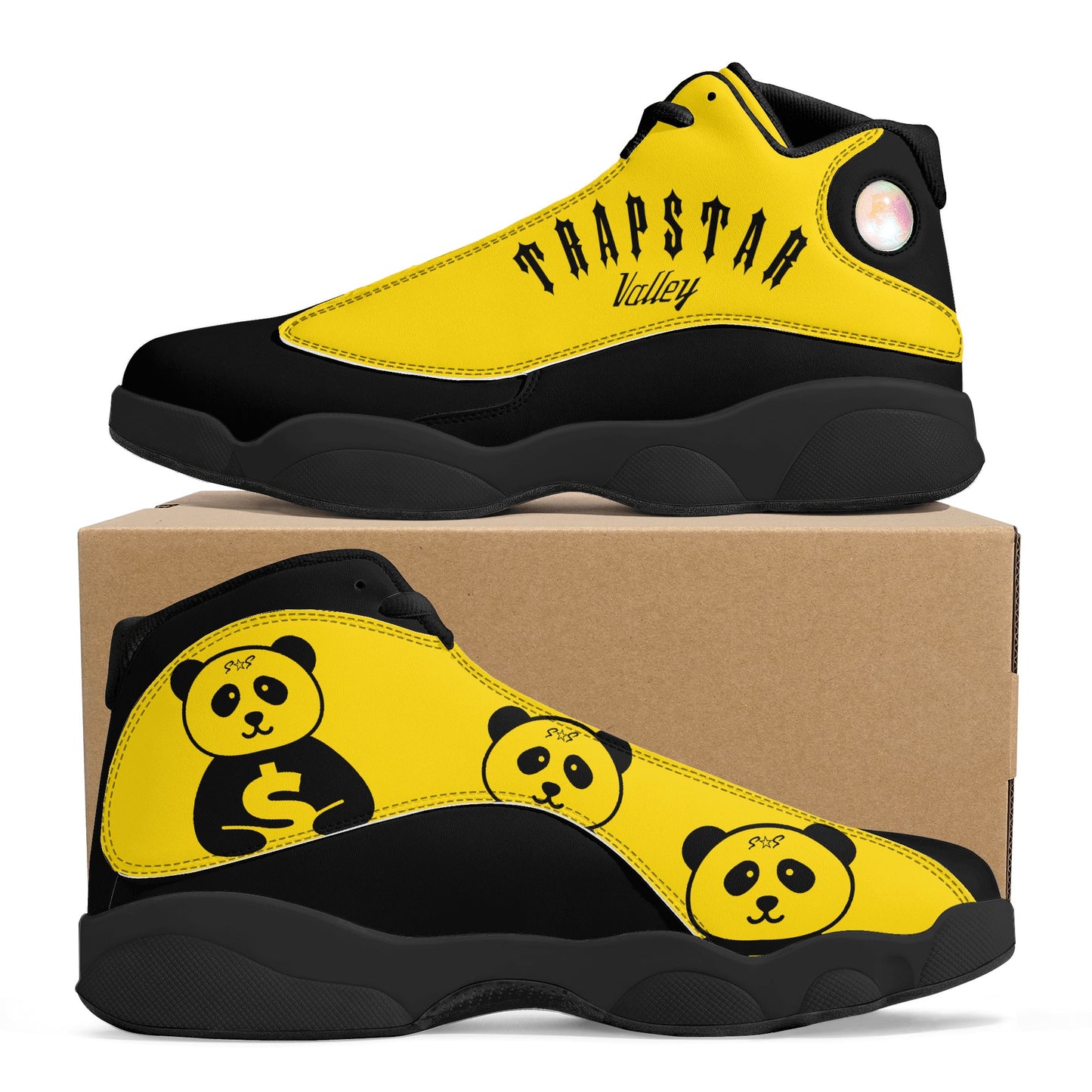 Trap Star Valley Panda 1.0 Gold 1.0 Mens Star Kicks