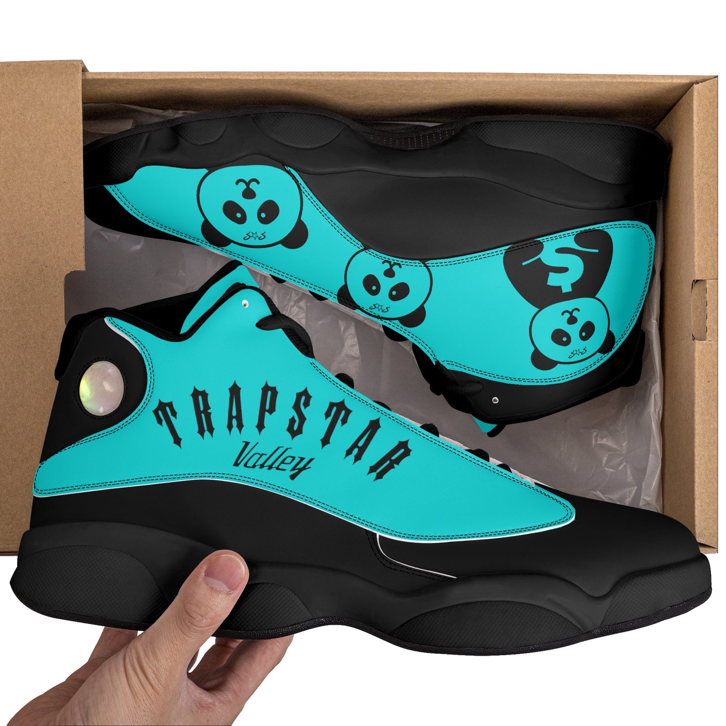 Trap Star Panda 1.0 Turquoise Manss Star Kicks