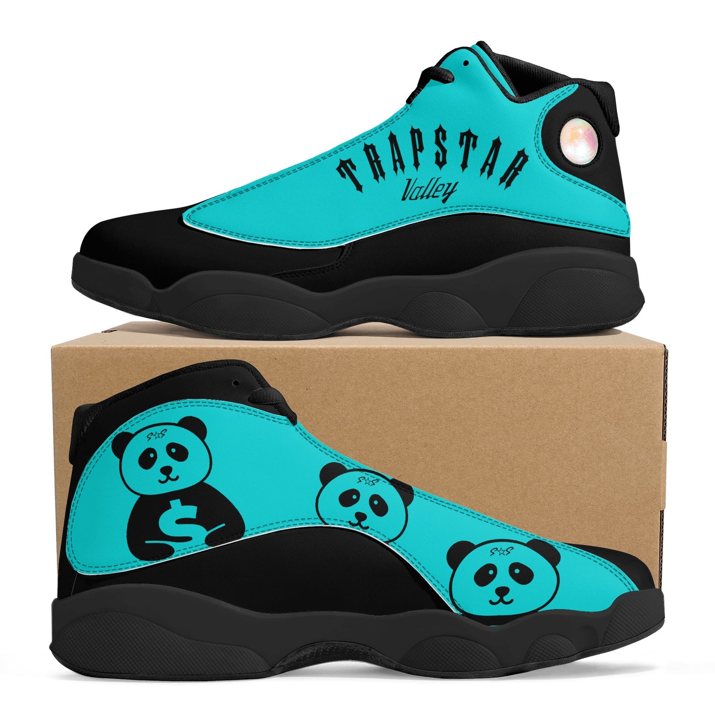 Trap Star Panda 1.0 Turquoise Manss Star Kicks