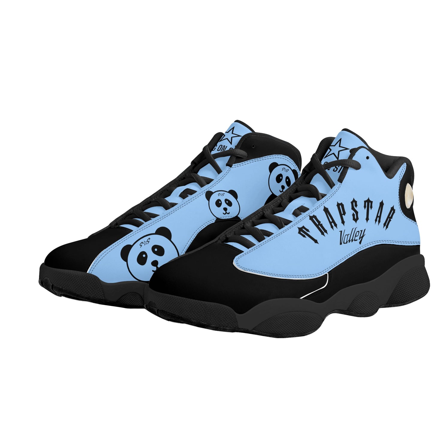 Trap Star Valley Panda TS SkyBlue/Blk Mens Star Kicks