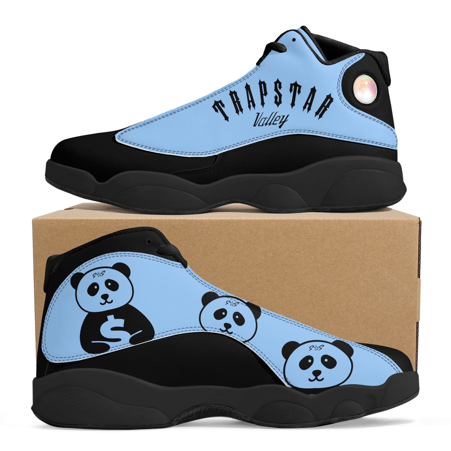 Trap Star Valley Panda TS SkyBlue/Blk Mens Star Kicks