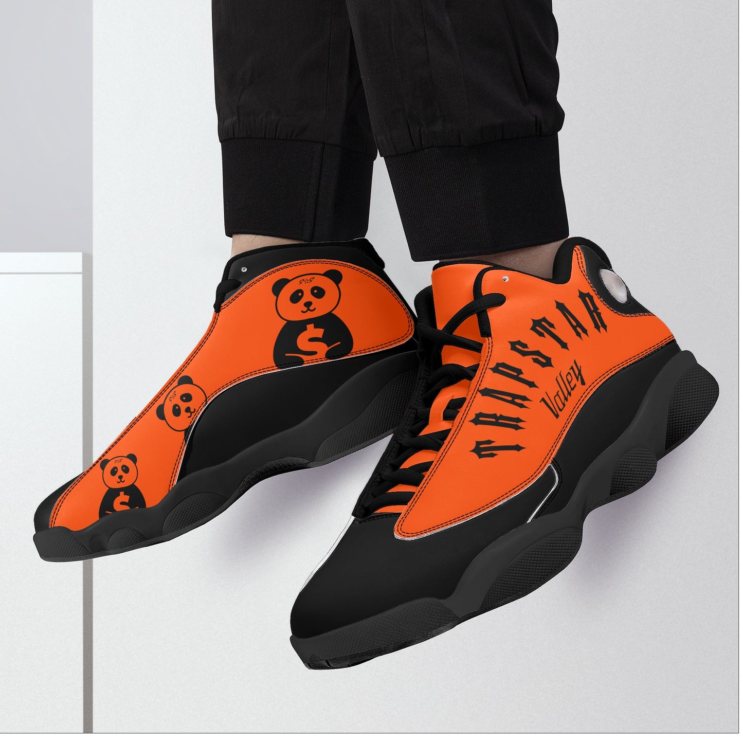 Trap Star Panda 1.0 Dark Orange Mens Star Kicks