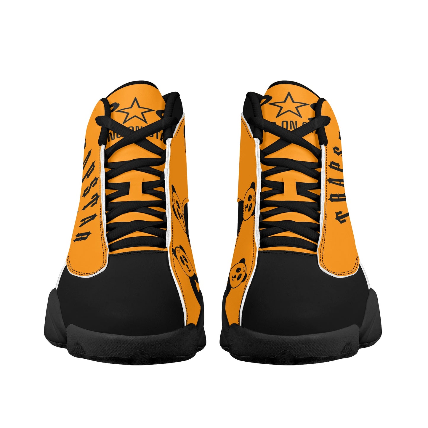 Trap Star Valley Panda  1.0 Mens Orange/Blk Star Kicks