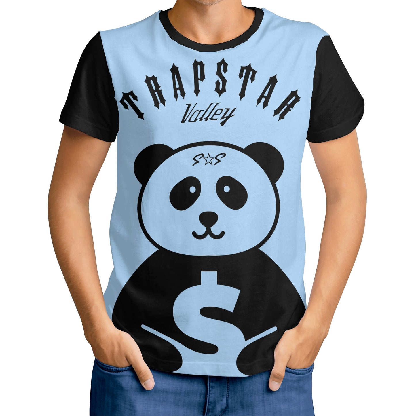 Trap Star Valley Panda 1.0  Sky Blue T-shirt