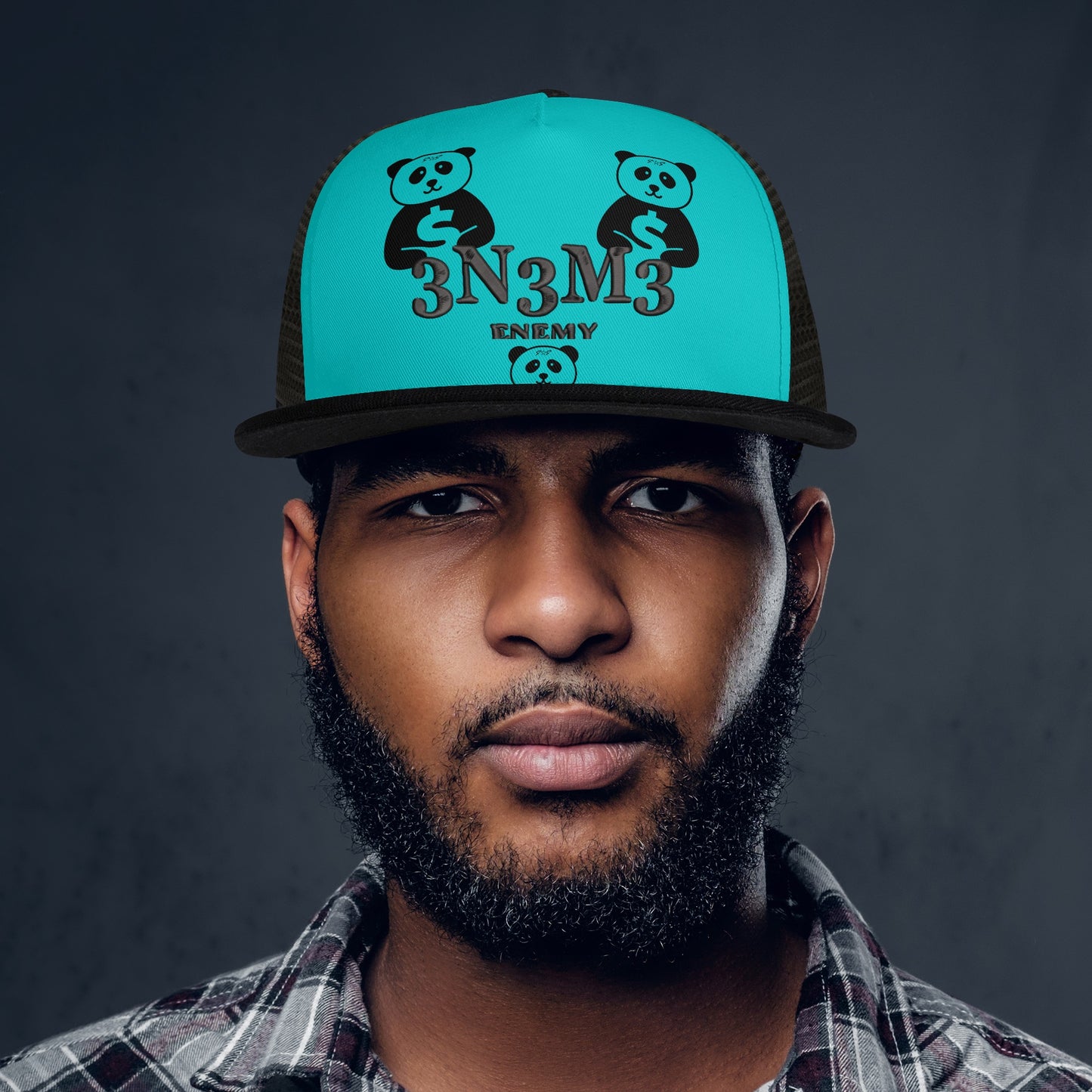 3.N.3.M.3 Enemy -X-  Trap Star Valley Turquoise Snap Back