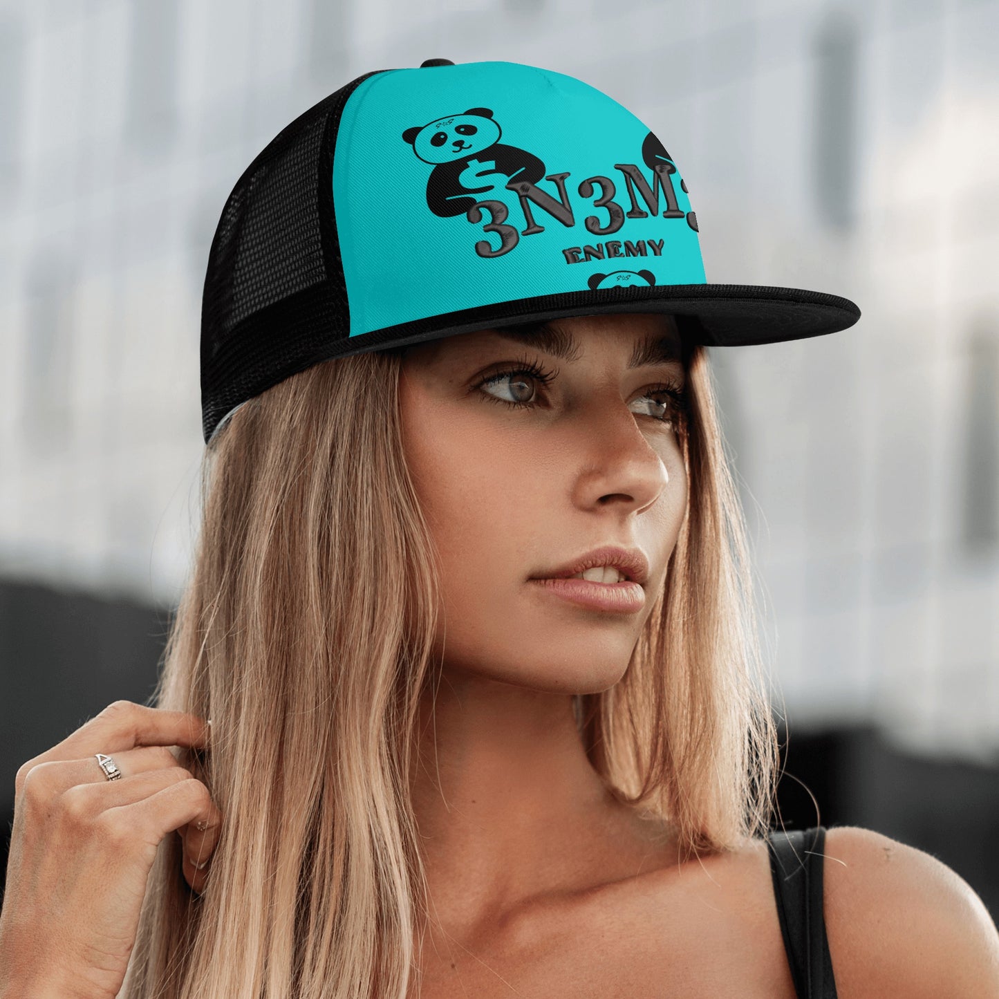 3.N.3.M.3 Enemy -X-  Trap Star Valley Turquoise Snap Back