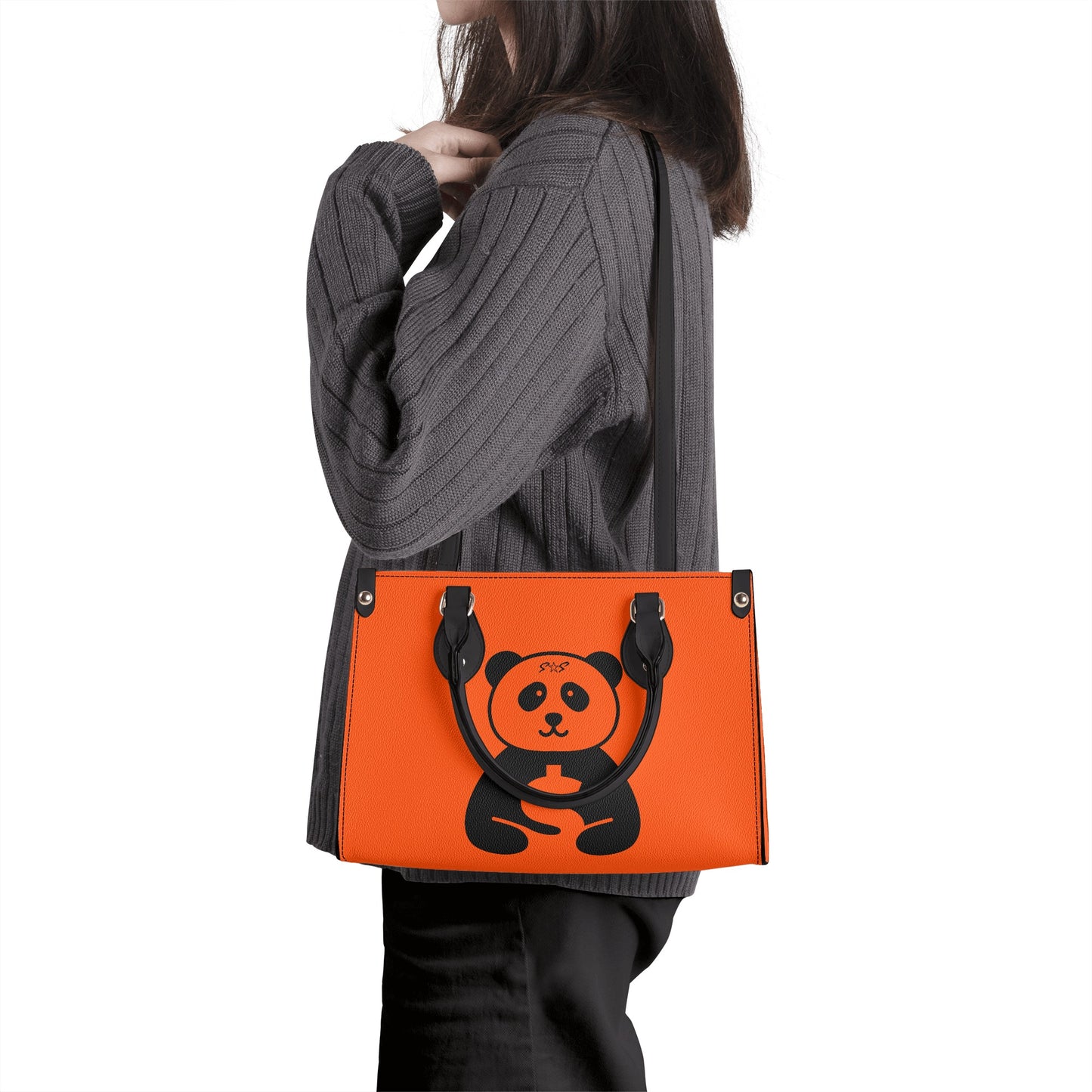 Trap Star Valley Panda 1.0 Dark Orange Luxury Women  Handbag