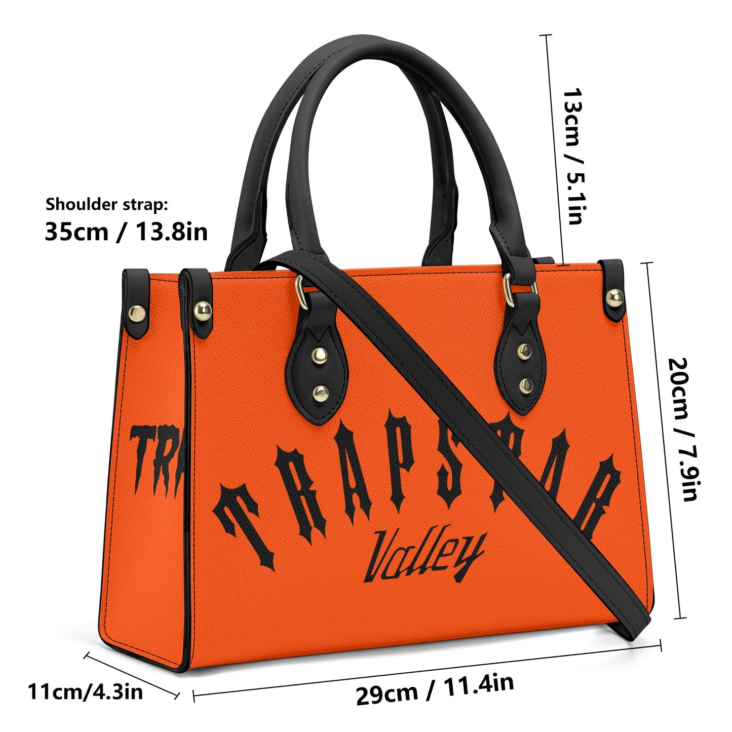 Trap Star Valley Panda 1.0 Dark Orange Luxury Women  Handbag