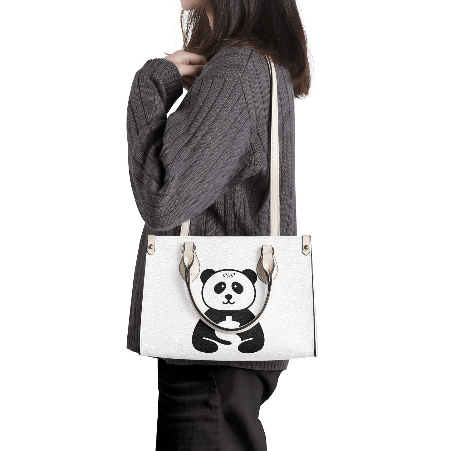 Trap Star Valley Panda 1.0  White Luxury Women  Handbag