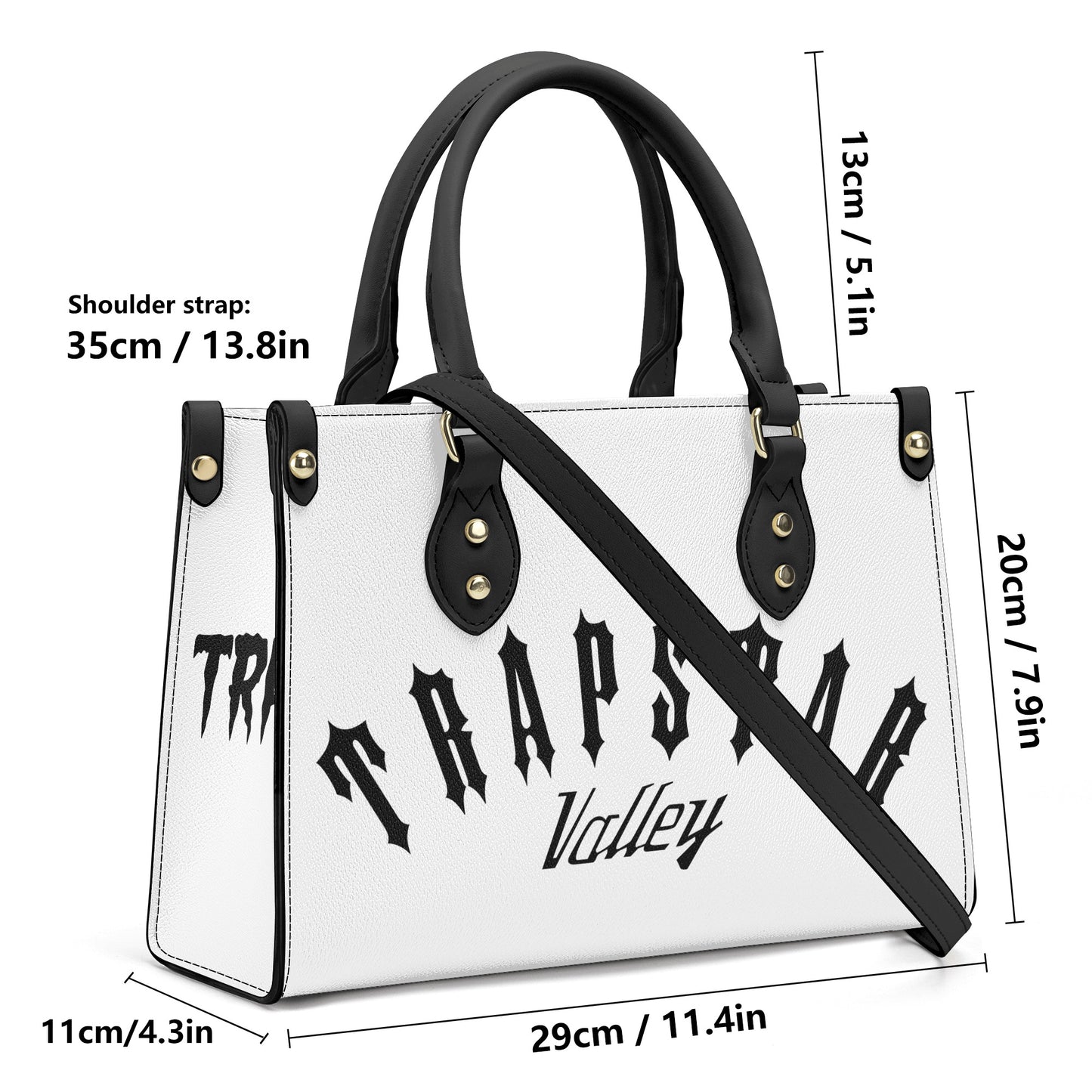 Trap Star Valley Panda 1.0  White Luxury Women  Handbag