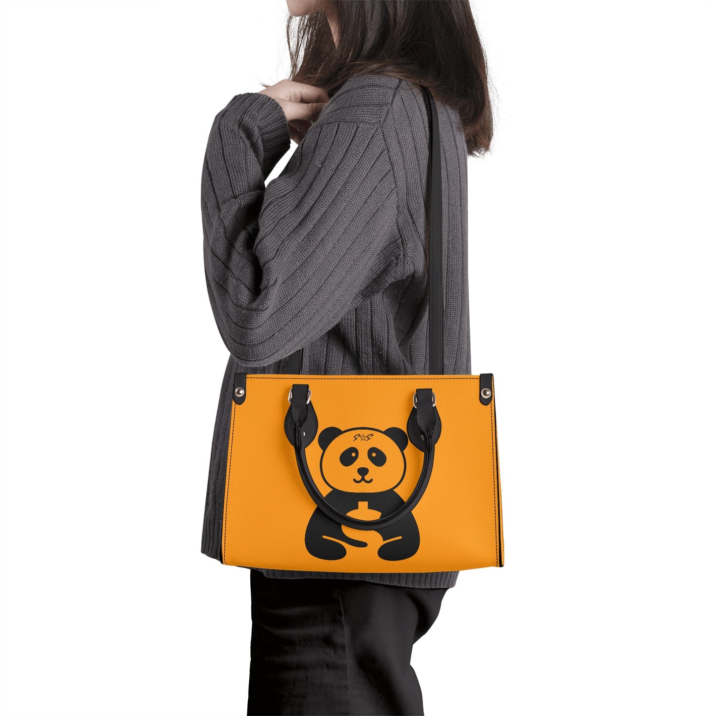 Trap Star Valley Panda 1.0  Orange  Luxury Women  Handbag