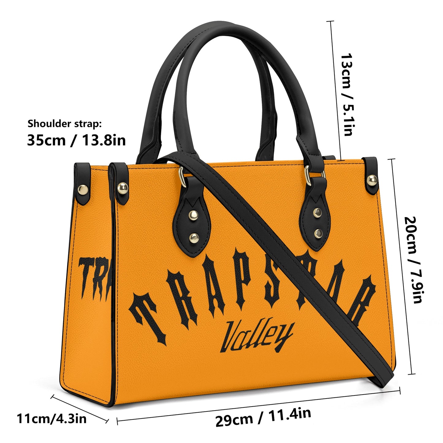 Trap Star Valley Panda 1.0  Orange  Luxury Women  Handbag