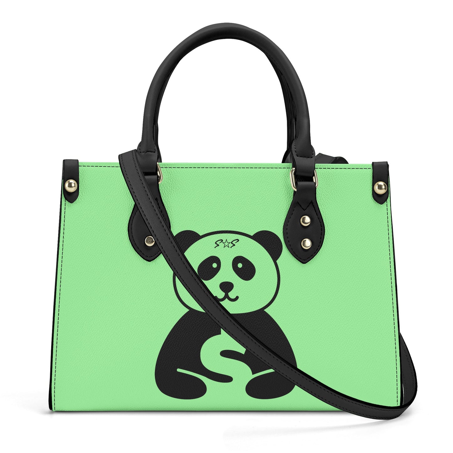 Luxury Women PU HandTrap Star Valley Panda 1.0 Mint Green Luxury Women  Handbagbag