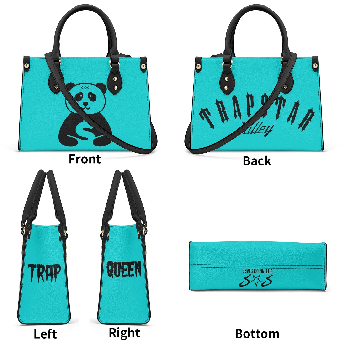 Trap Star Valley Panda 1.0 Turquoise Luxury Women  Handbag