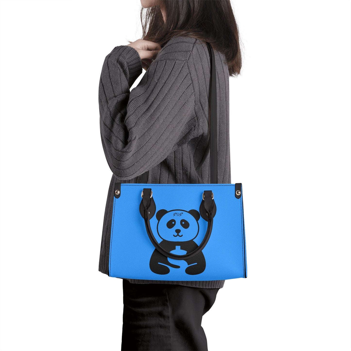 Trap Star Valley Panda 1.0 Blue Luxury Women  Handbag