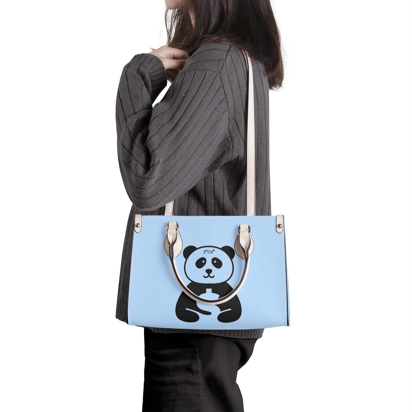 Trap Star Valley Panda 1.0 Sky Blue Luxury Women  Handbag