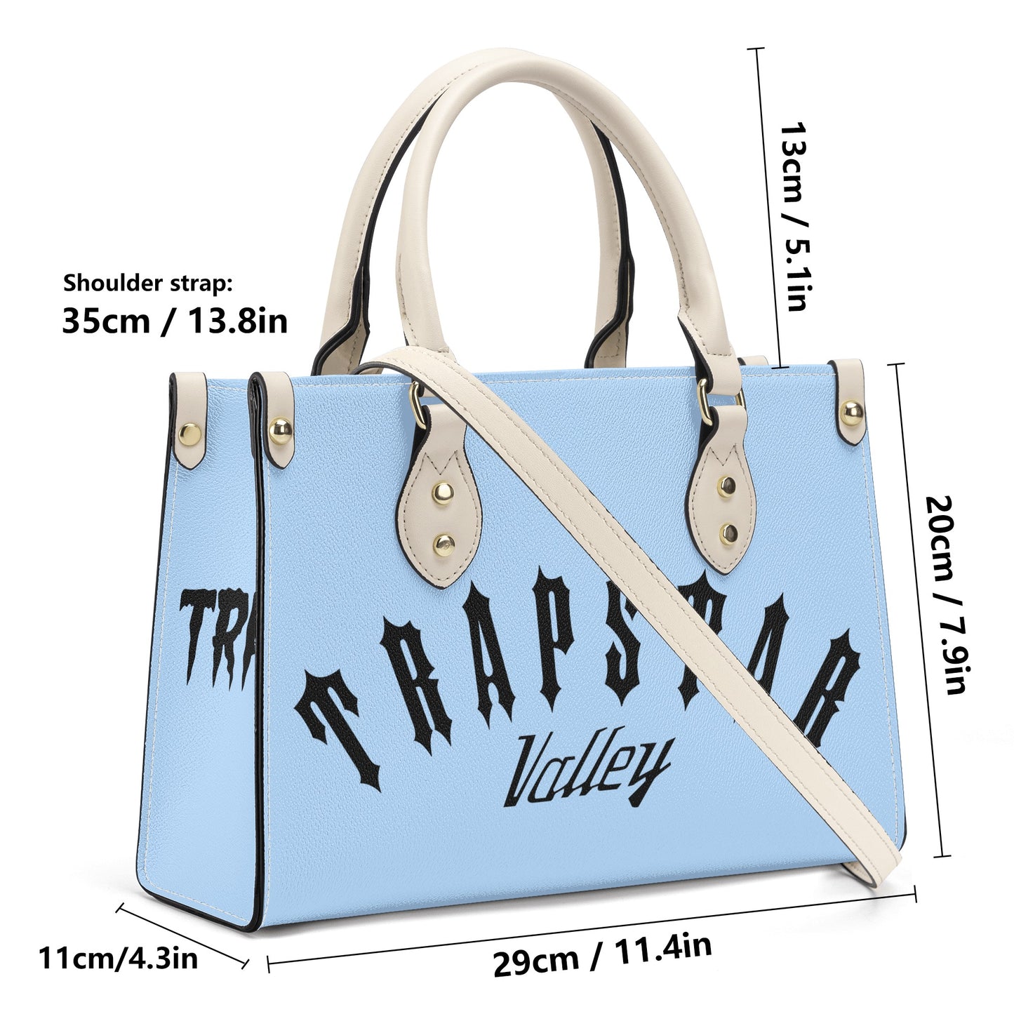 Trap Star Valley Panda 1.0 Sky Blue Luxury Women  Handbag