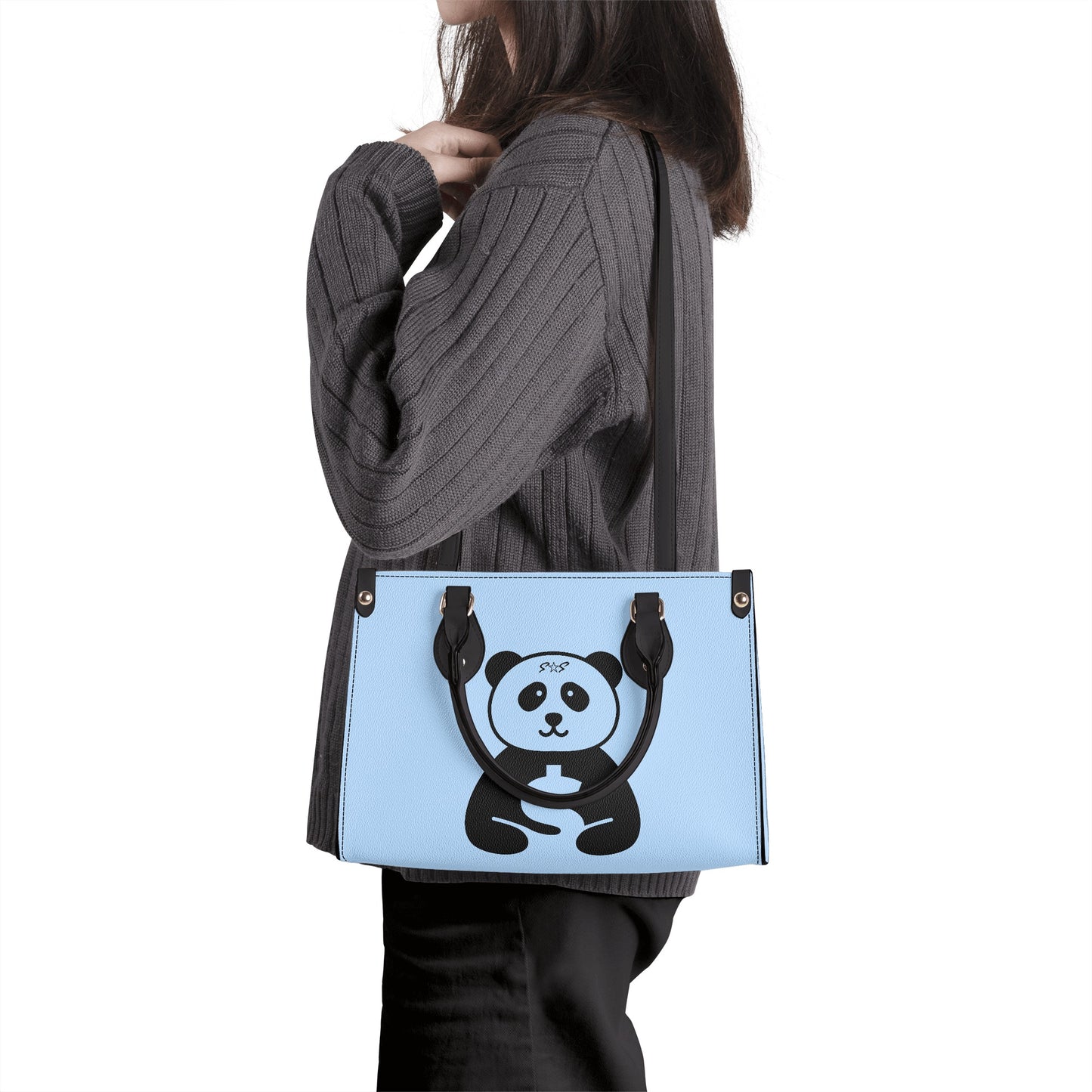 Trap Star Valley Panda 1.0 Sky Blue Luxury Women  Handbag