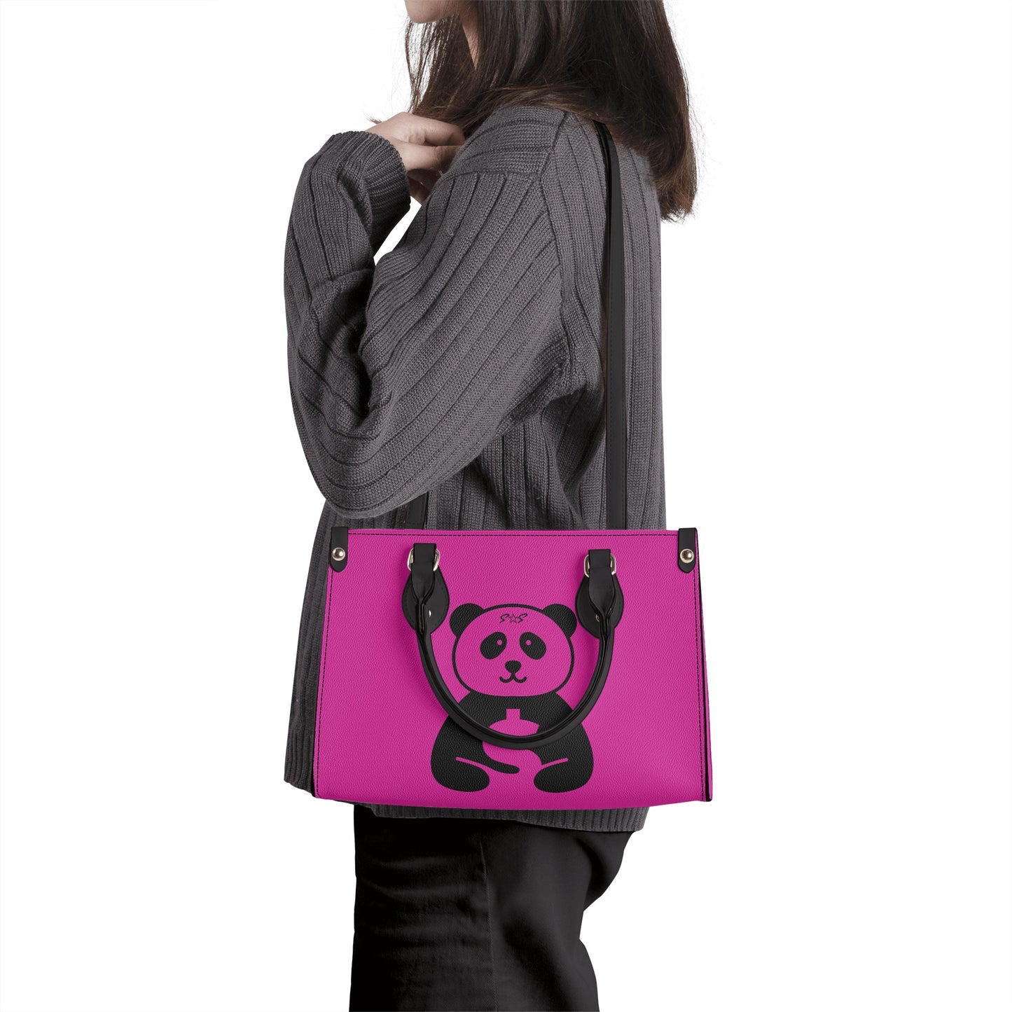 Trap Star Valley Panda 1.0  Purple Luxury Women  Handbag