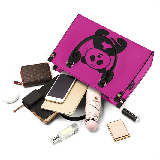 Trap Star Valley Panda 1.0  Purple Luxury Women  Handbag