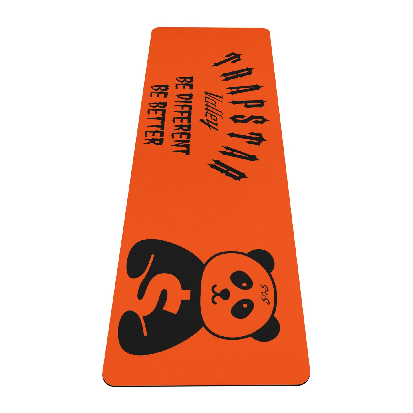 Trap Star Valley Panda 1.0 Dark Orange 4mm Rubber Yoga Mat