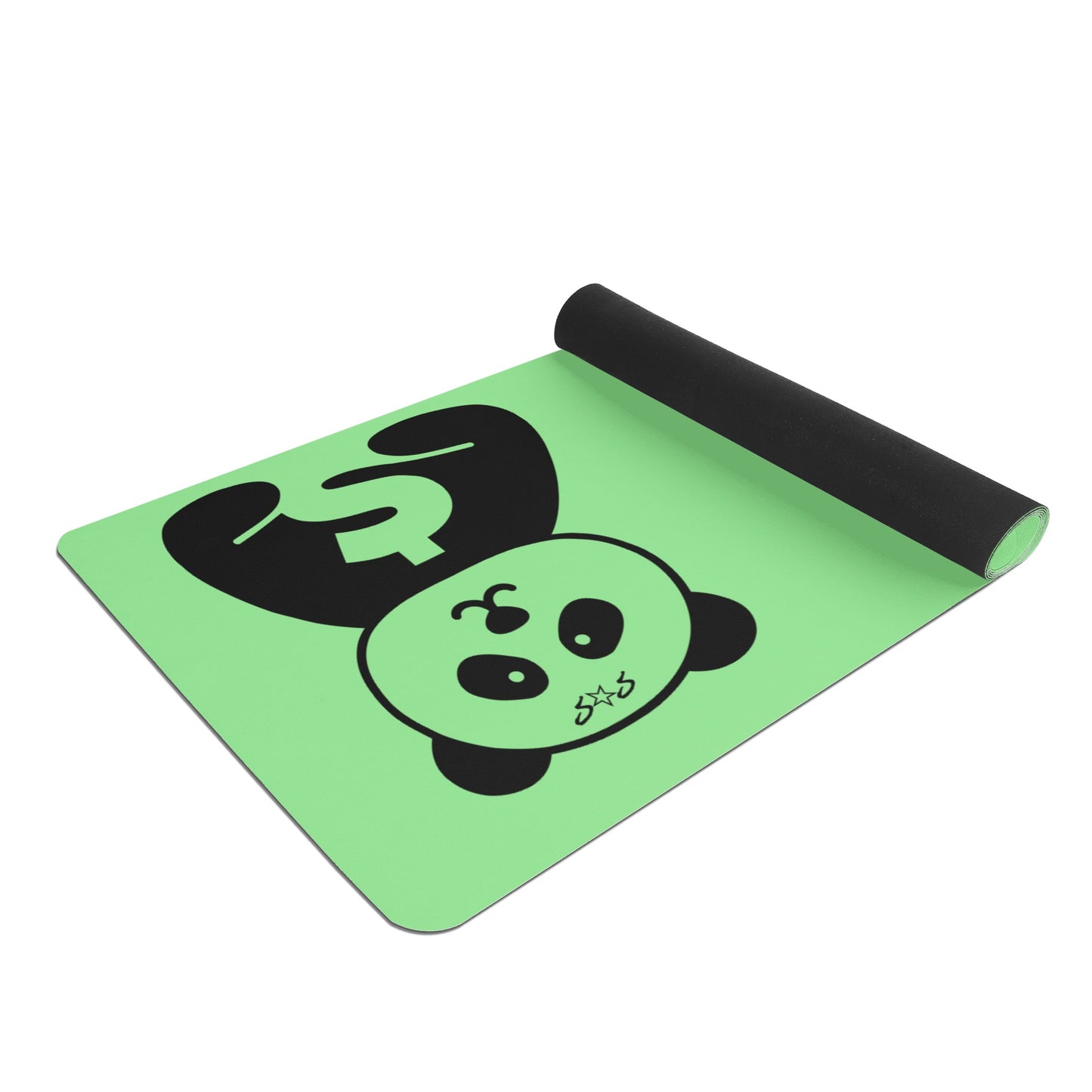 Trap Star Valley Mint Green Panda 1.0  4mm Rubber Yoga Mat