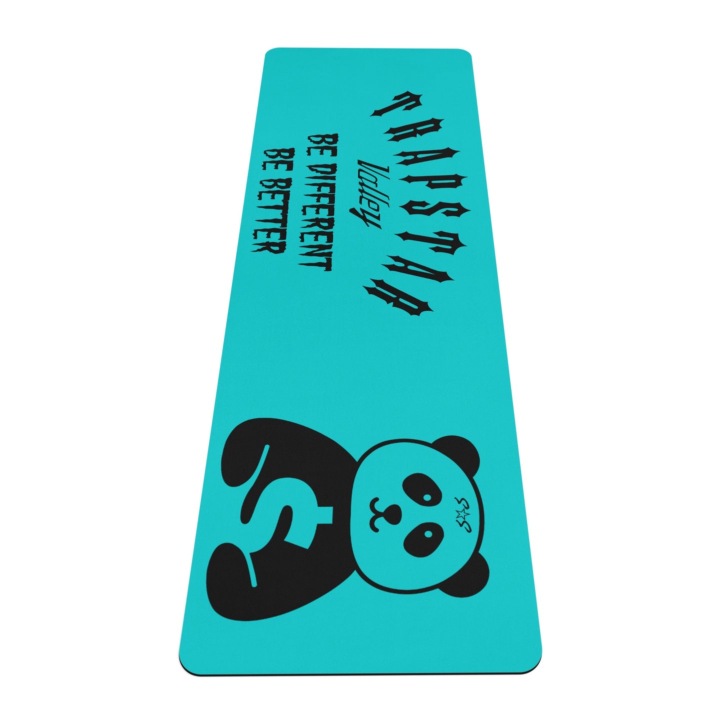 Trap Star Valley Panda 1.0 Turquoise 4mm Rubber Yoga Mat