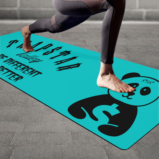 Trap Star Valley Panda 1.0 Turquoise 4mm Rubber Yoga Mat