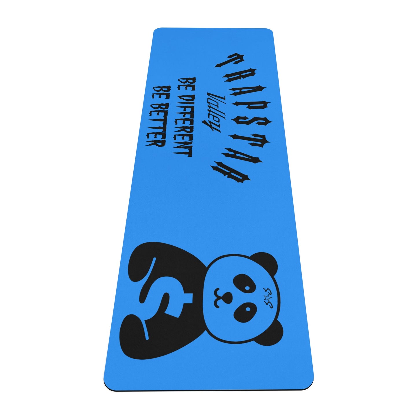 Trap Star Valley Panda 1.0 Blue 4mm Rubber Yoga Mat