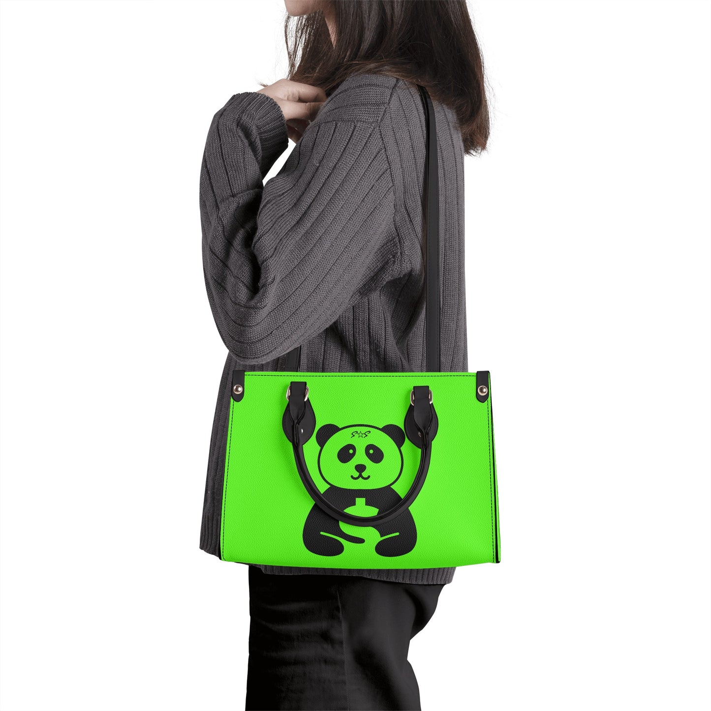 Trap Star Valley Panda 1.0 Goo Green Luxury Women  Handbag