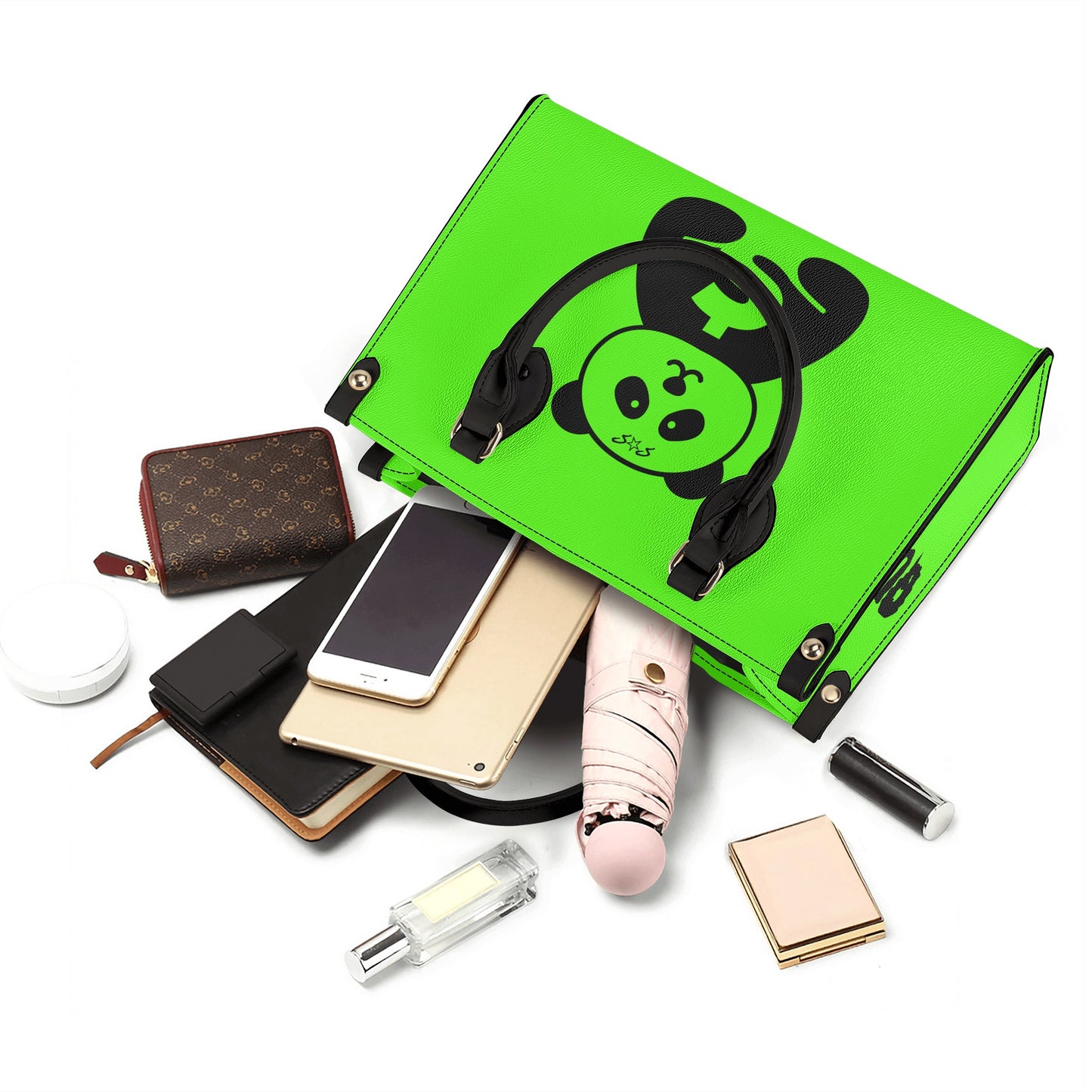 Trap Star Valley Panda 1.0 Goo Green Luxury Women  Handbag