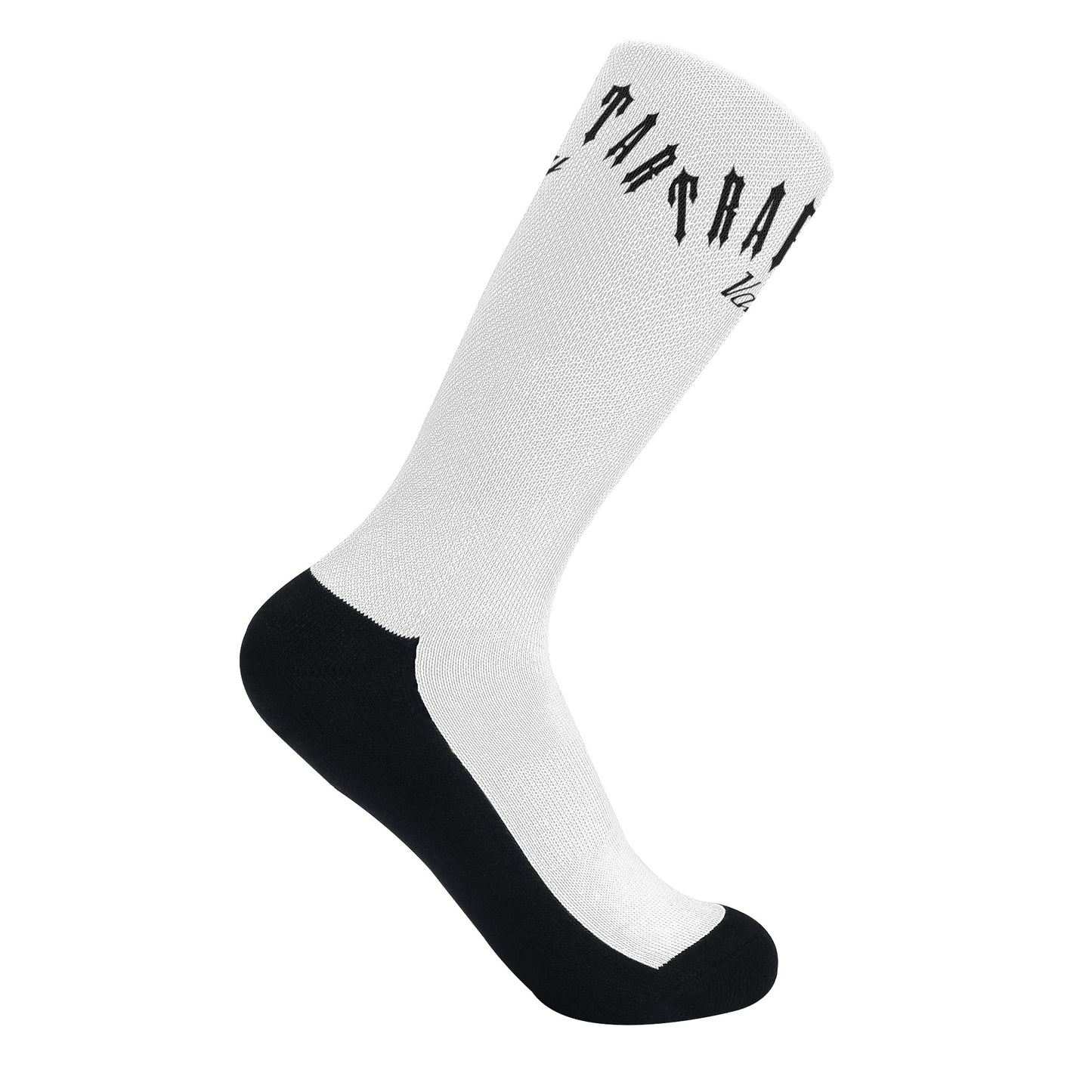 Trap Star Valley White/Black Crew Socks