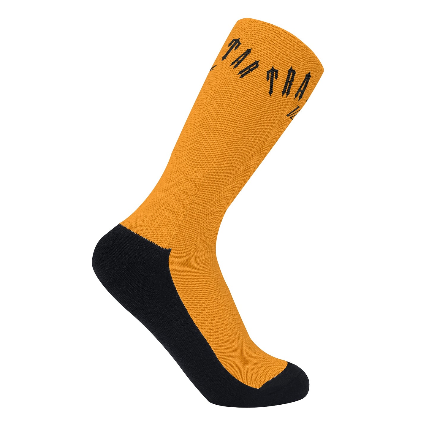 Trap Star Valley Orange/Black Crew Socks